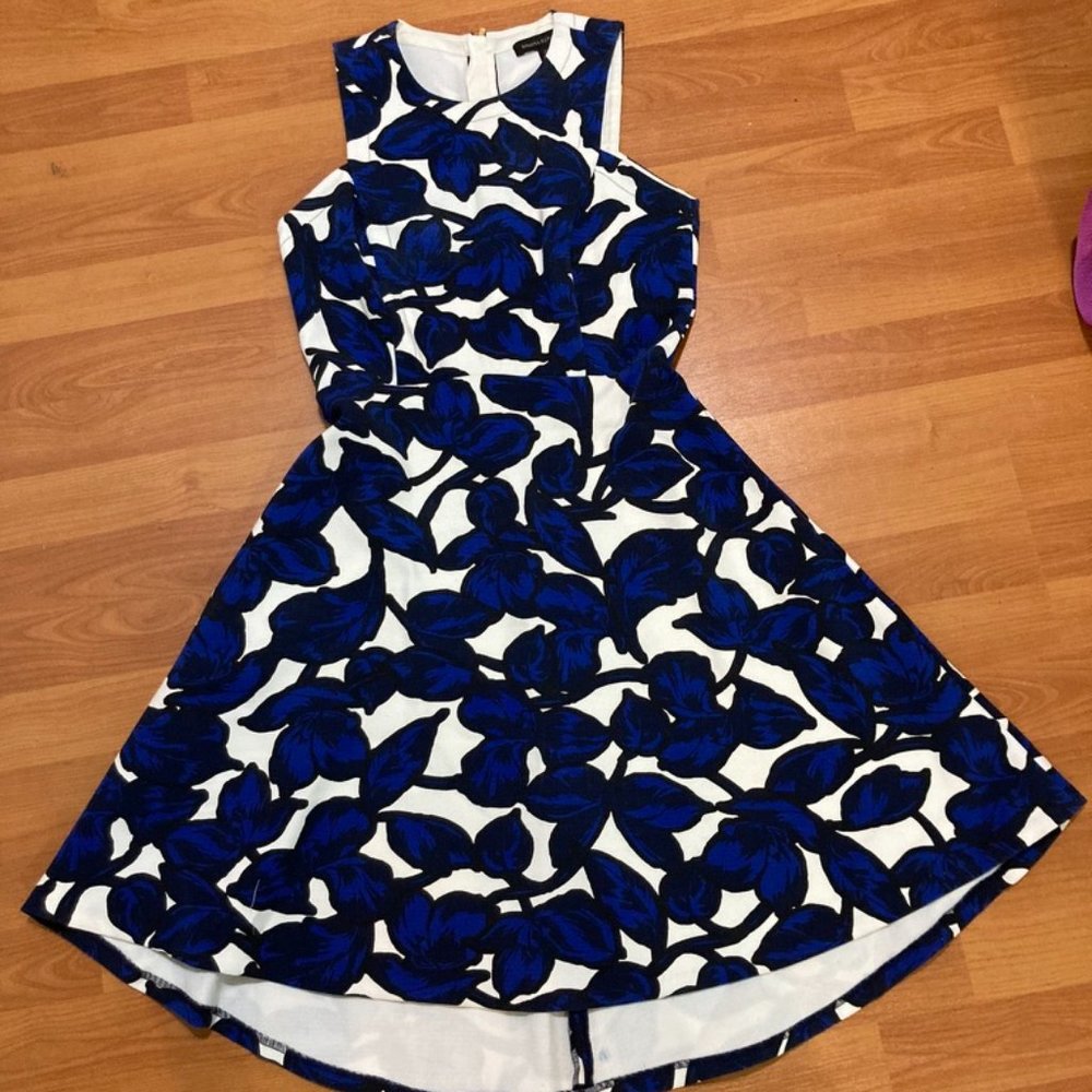Banana Republic Floral Fit and Flare Dress, Size 0